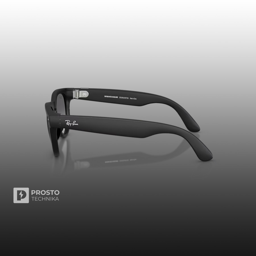 Ray-Ban Headliner (Gen 2) Матовый Чёрный с Градиентно-Графитовыми Линзами (Графит)